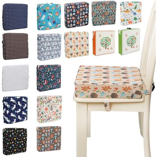 Children Increased Chair Pad Soft Baby Children Dining Cushion Adjustable Removable Chair Booster Cushion Pram Chair Pad