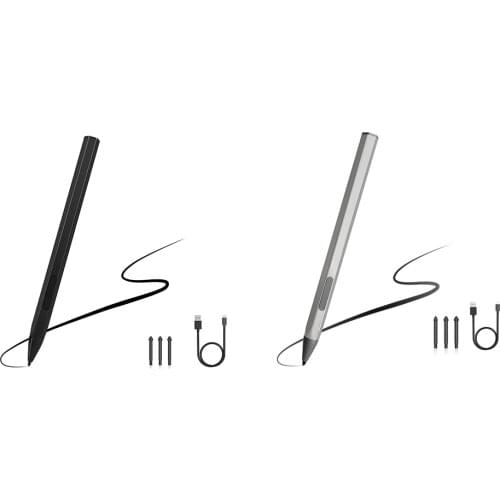 Stylus Pen USB Rechargeable Tablet Laptop Touch Screen Pen Cellphone Moblie Phone Pencil Accessories with 3 Nib Tip Kits