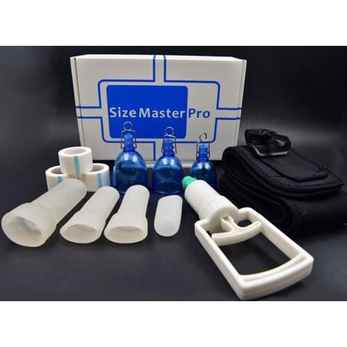 Size Master Pro MAX Male PENIS ENLARGEMENT Stretcher Extender Enlarger Hanger Enhancement Pump with Vacuum holder SizeMaster