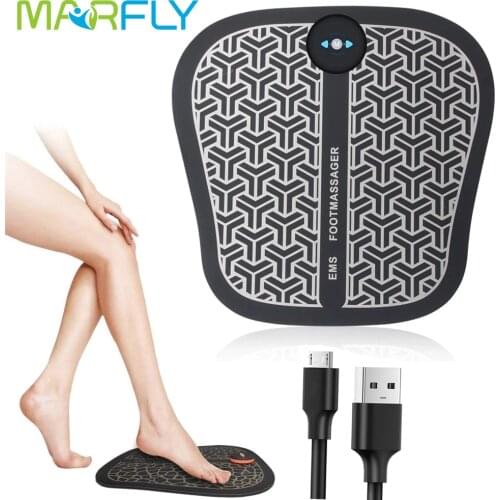 Vibrating Electric Ems Foot Massager Mat Pulse Feet Massage Stimulator Blood Circulation Heavy Legs Ionic Physiothera Detoxifier