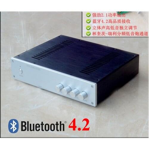 WEILIANG AUDIO BA1-B LM3886 2.1 channel power amplifier + bluetooth 4.2