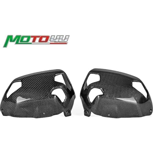 Carbon Fiber Cylinder Head Guards Protector Cover For BMW R NINE T 9t 2014 2015 2016 2017