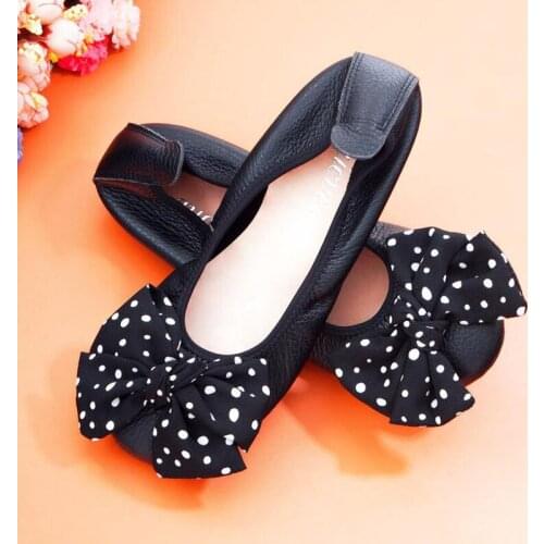 New 2021 National Wind Flowers Handmade Genuine Leather Shoes Women Retro Soft Bottom Summer Ballet Flats V065