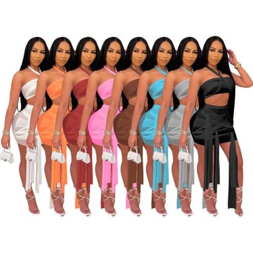 Zoctuo Mesh Sheer Mini Skirt Set With Bandage For Women Crop Top Skinny Two Piece Skirt Sets Slash Neck Two Piece Sets For Women