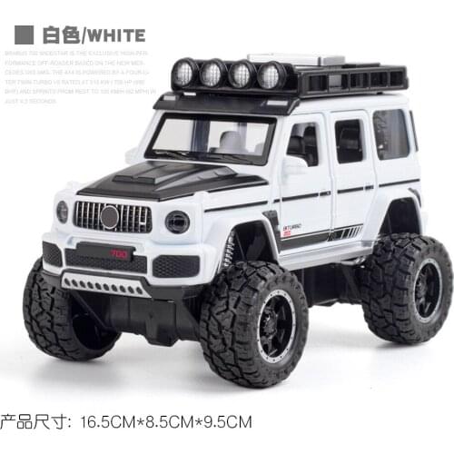 1:32 High Simulation Big Wheel G700 Alloy Car Off-road Vehicle Model Scenic Toys for Children Gifts