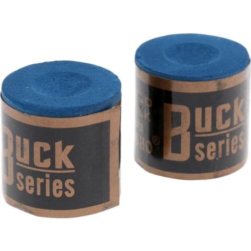 2 Pieces Billiard Snooker Pool Cue Chalk Blue - Billiard Supplies