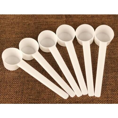 2000pcs Professional White Plastic 5 Gram 5g Scoops/Spoons For Food/Milk/Washing Powder/Medicine Measuring SN3035