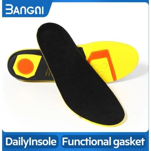 3ANGNI PU Sport Insole Hard Arch Support For Flat Feet Relief The Pain Of Feet Plantar Fasciitis