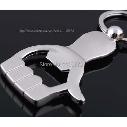 500pcs Keychain Bottle Opener Hand Shape Palm Key chain Ring Beer Can Openers Keyring