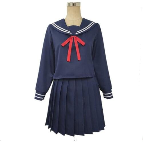 Anime! Fate Stay Night Saber Blue School Uniform Sailor Suit Cosplay Costume Lolita Maid Dress For Women