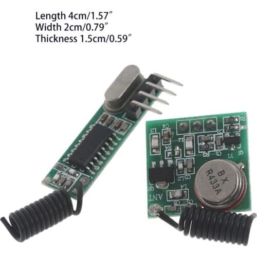 Wireless Decoding Remote Control Switch Transmitter Module 433.92 MHz 315 MHz Learning RF Receiver Superheterodyne AK119