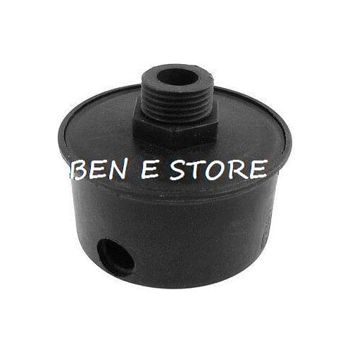 Compressor Parts 1/2" Female Thread 20mm Air Intake Filter Muffler Black