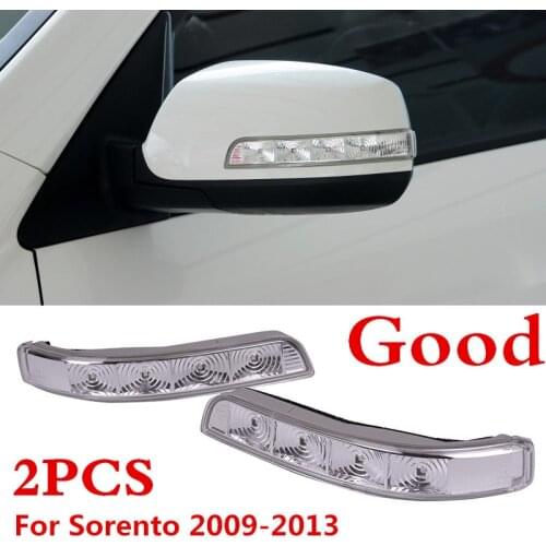 Kamshing 2PCS For Sorento 2009-2013 Side Rearview Mirror LED Turn Signal Indiator Flash Light Blink Lamp 876232P000/ 876132P000