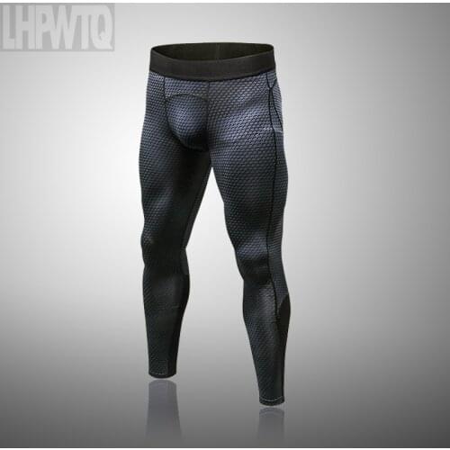 Mens Tights Compression Sport Pants Men Running Gym Leggings Training and Joggings Leggings Soccer Tights Sports Pants for Men