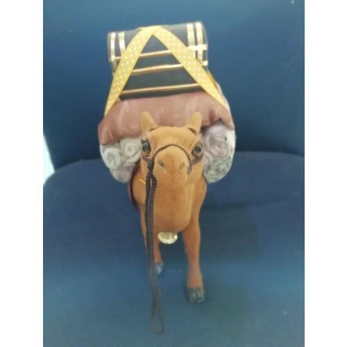 New simulation camel toy polyethylene & furs cute camel model gift about 26x23cm 1405