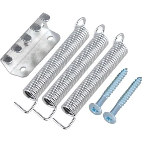 Yibuy Metal Tremolo Bridge Claws + Springs + Mounting Screws Electric Guitar Parts Pack of 5