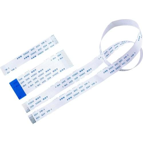 10PCS 18P Line length 6CM-40CM 10CM 15CM 20CM 25CM Flat Flexible Cable FFC FPC LCD Cable AWM 20624 80C 60V VW-1 Pitch 0.5 1.0MM