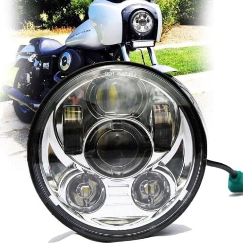 5.75" LED Motorcycle Headlight 5.75inch Lamp Housing Bucket for Harley Motorbike headlights