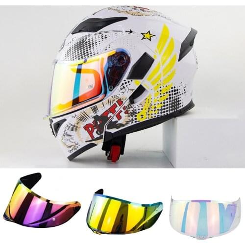 60% HOT SALES !!!Motorcycle Helmet Lens Good Toughness UV Protection PC Motorcycle Helmet Shield Lens for K1 K3SV K5 Motorcycle