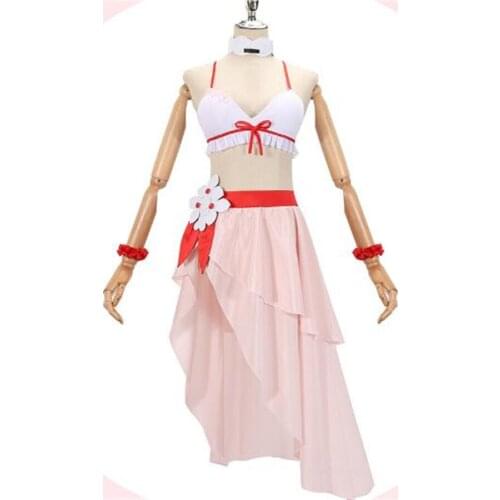 Anime Halloween Cos Re: zero Ram Rem Swimwear Cosplay Costume Bathing Suit Female Swimsuit