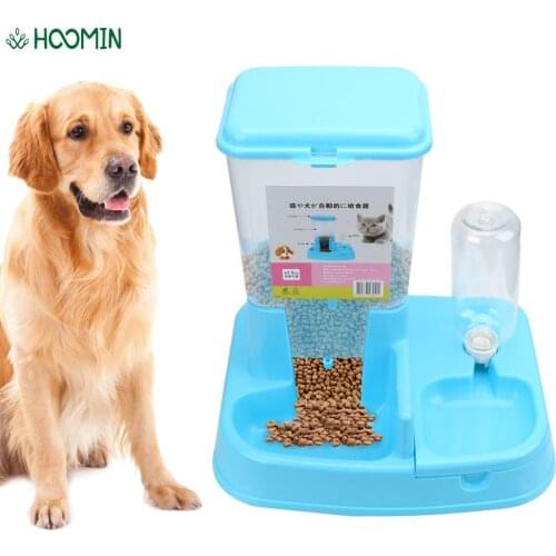 2 in 1 Pet Cat Automatic Feeders For Dog Water Drinking Cat Feeding Pet Drinking Bowl Large Capacity Dispenser Pet Supplies