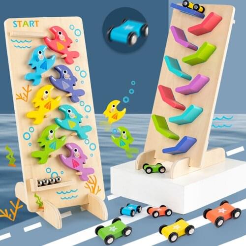 Double-Sided Sliding Game Toys Sliding Car Toddler Toys Educational Toys