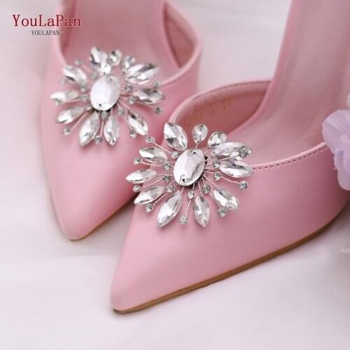 YouLaPan X11 Classic Rhinestone Shoe Buckle Bridal Wedding Shoe Clip for High Heels Decoration Charm Bridal Shoe Accessories