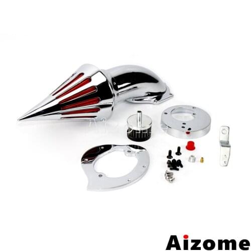 Billet Aluminum Motorcycle Washable Spike Air Cleaner Intake Air Filter Kit For Honda VTX1300 VTX 1300