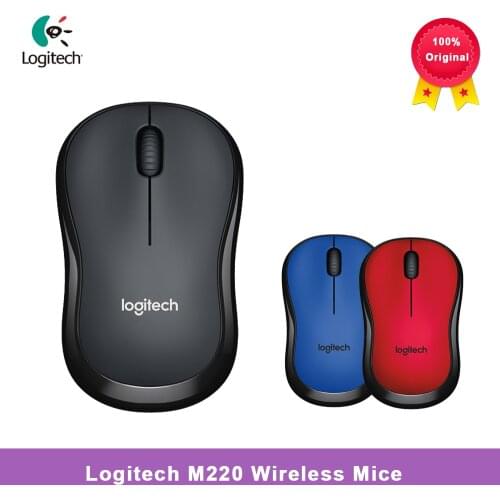Logitech M220 Wireless Mice Silent Mouse with 2.4GHz High-Quality Optical Ergonomic PC Gaming Mouse for Mac OS/Window 10/8/7