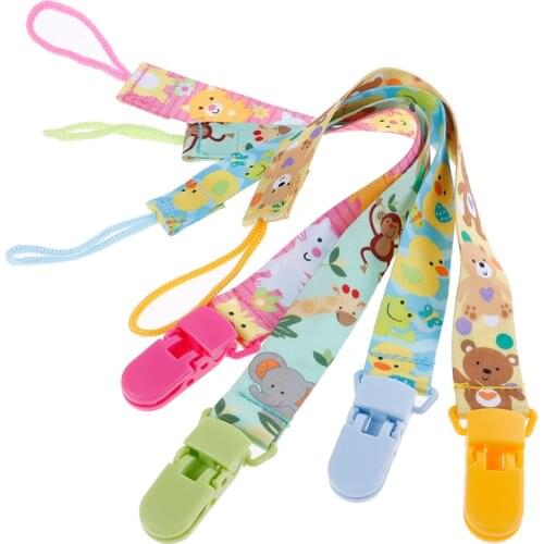 New Baby Pacifier Clip Pacifier Chain Dummy Clip Nipple Holder For Nipples Children Pacifier Clips Soother Holder Anti-drop belt