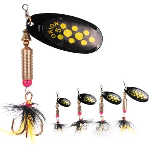 Walk Fish 3Pcs Metal Spinner Spoon Fishing Lures 2.2g/6cm With Treble Hooks Artificial Fish Bass Fishing Tackle