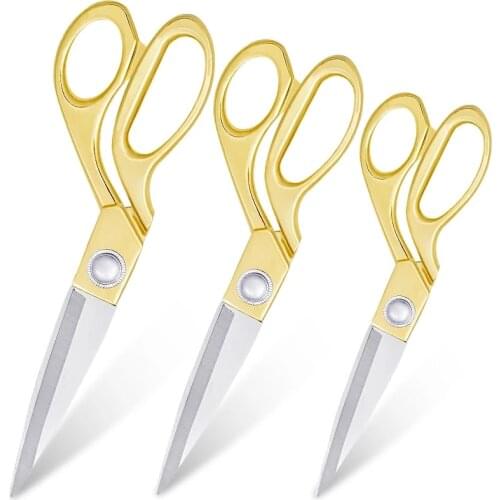 KAOBUY Professional Tailor Scissors Cutting Scissors Vintage Stainless Steel Fabric Leather Cutter Craft Scissors For Sewing