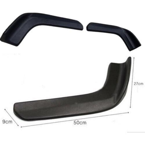 Universal 2PCS Front Shovel ABS Bumper Spoiler Twist Decorative Scratch Resistant Wing Modified Scratch Resistan No Deformation