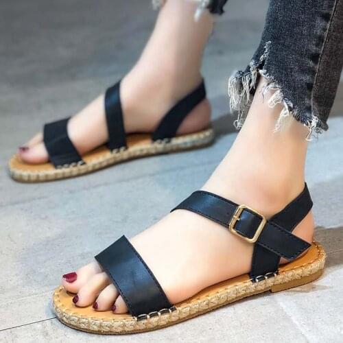 Women Shoes Platform Flats Sandals Female Flat Heels Female Thick Bottom Woman Sandals Leisure Shoes Women Buckle Zapatos Mujer