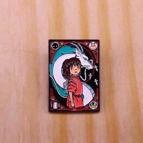 Haku and Chihiro Badge Really friends will alway meet again someday