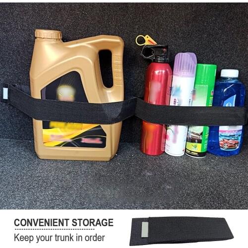 1 Pc Car Trunk Stowing Organizer Strap Magic Tapes Elastic Bandage Storage Strip Auto Car Interior AccessoriesTensioning Belt
