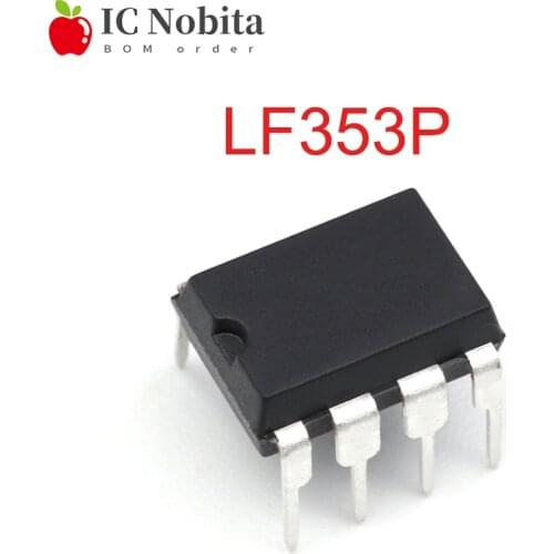 10PCS LF353P DIP8 LF353N DIP Dual Channel Operational Amplifier Chip IC New