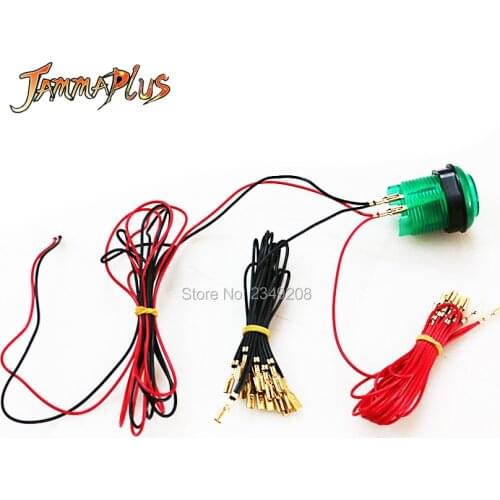 2.8mm terminal cable arcade push button led lights wiring 2Pin port to USB wire harness