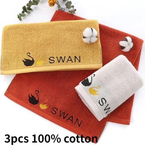3pcs 2021 new All pure cotton 32-strand jacquard towel 110g thick absorbent towel gift custom wedding gift face towel wholesale