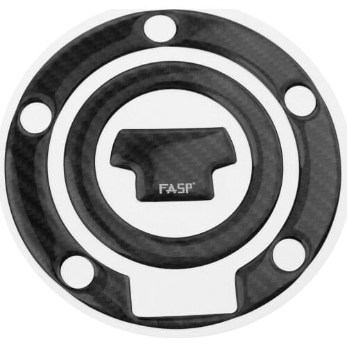 5D Carbon Fiber Tank Gas Cap Pad Filler Cover Sticker For YZF-R1 R6 FZ1 FZ6