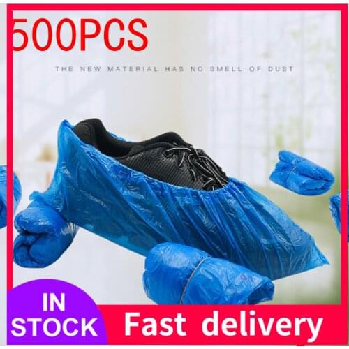 800/100 PCs Disposable Shoe Cover Household Clean Hygienic Shoe Care Kit Breathable Dust-proof Non-slip Protective Shoe Cover