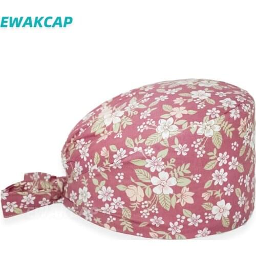 Anime Surgicals Caps Scrub Cap Nursing Hat Dentist Dental Surgeon Cartoon Printed Working Hats Women Men