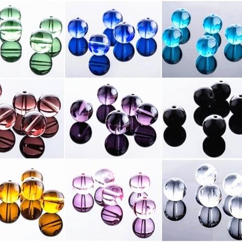 Free Shipping 500pcs/lot Multicolor 8mm Crystal Glass Loose Chandelier Beads for Sale Crystal Smooth Glass Mini Ball DIY Jewelry