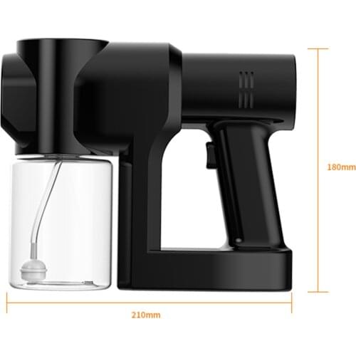 Disinfectants Foggers Gun, Electric Sprayer with 300ML Large Capacity, Rechargeable Handheld Sanitizer Mist Machine