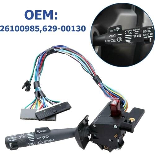 For Chevy GMC Cadillac 26100985 Car Cruise Turn Signal Control Switch Replacement Windshield Wiper Arm Car Exterior Accessories