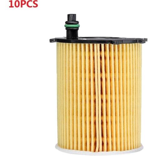 10pcs 1109AY Engine Oil Filters For Citroen C4 C-ELYSEE DS4 Nemo Xsara Ford Focus Peugeot 206 308 Suzuki Liana Mazda Axela