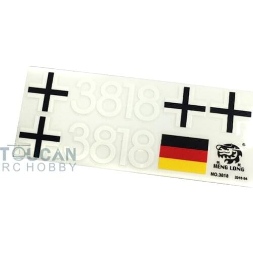 HengLong 1/16 Scale Tiger I Tank German Plastic Cross Decal Paste Sticker 3818 TH00171