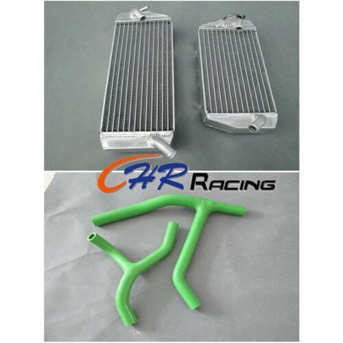L&R Aluminum Radiator and Hose FOR 2006-2007 KAWASAKI KX450F KXF450 06-07