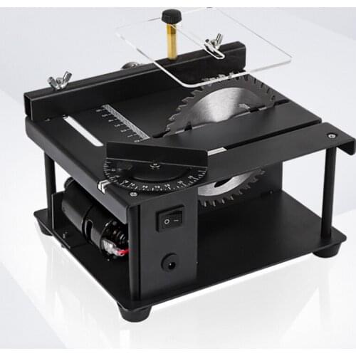 Multifunctional Small Cutting Mini Table Saw DIY Woodworking Jade Chainsaw Table Grinding Machine Precision Model Saw 110-220V