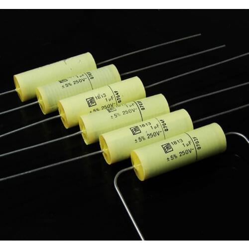 1uf/250V) Germany ERO MKT1813 Axial Frequency Dividing Film Capacitor Volume: 8.5×25mm